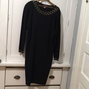 Vintage Smith-Forester 100% Wool Party Dress Studs